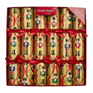 Vánoční crackery v sadě 6 ks Vintage Nutcracker - Robin Reed obraz