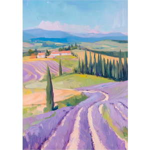 Obraz 70x100 cm Purple Fields – Styler obraz
