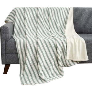 Bílá/zelená deka 150x190 cm Soren Wellsoft – Mijolnir obraz