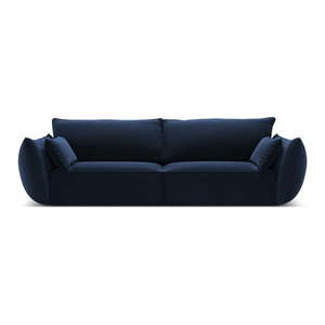 Tmavě modrá sametová pohovka 208 cm Vanda – Mazzini Sofas obraz