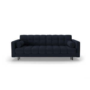 Tmavě modrá rozkládací/s úložným prostorem pohovka z textilie bouclé 222 cm Bali – Cosmopolitan Design obraz
