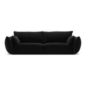 Černá sametová pohovka 208 cm Vanda – Mazzini Sofas obraz
