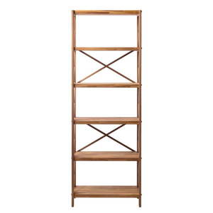 Regál z dubového dřeva v přírodní barvě 70x198 cm X-Shelf – Unique Furniture obraz