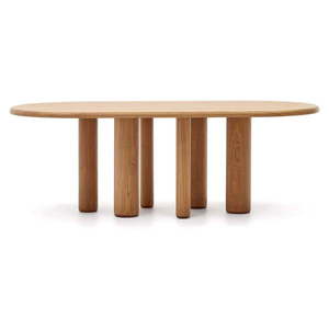 Jídelní stůl v dekoru jasanu 105x220 cm Mailen – Kave Home obraz