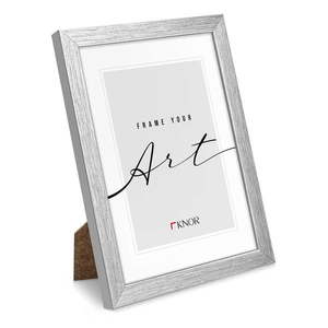 Rámeček na zeď ve stříbrné barvě 32x42 cm – knor obraz