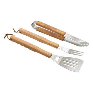 Set 3 kusů grilovacího nářadí Cattara Wood obraz