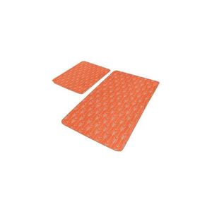 Sametové koupelnové předložky v terakotové barvě v sadě 2 ks 60x100 cm – Mila Home obraz