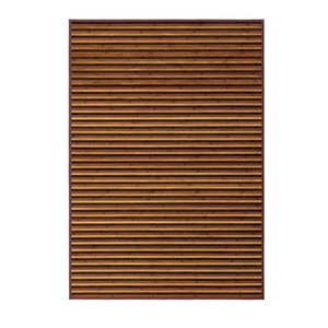 Bambusový koberec v hnědo-hořčicové barvě 140x200 cm – Casa Selección obraz