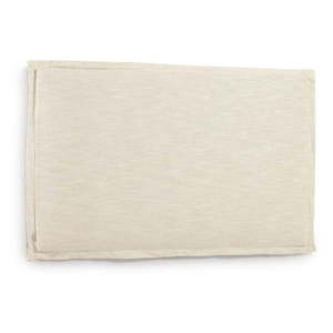 Bílé čalouněné čelo postele 186x106 cm Tanit – Kave Home obraz