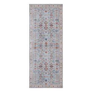 Modro-béžový běhoun Nouristan Vivana, 80 x 200 cm obraz