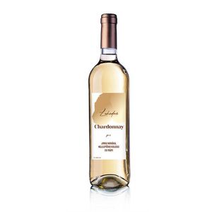 Dárkové víno Chardonnay s originální etiketou, Bílé víno obraz