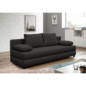 P & B ROZKLÁDACÍ POHOVKA, textil, antracitová obraz