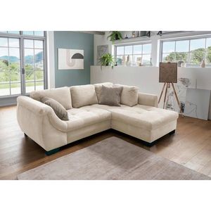 MID.YOU ROHOVÁ SEDAČKA, textil, béžová obraz