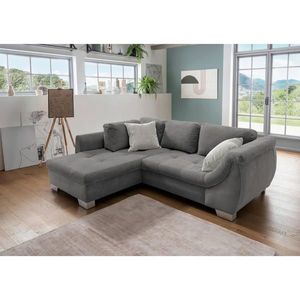 MID.YOU ROHOVÁ SEDAČKA, textil, šedá obraz