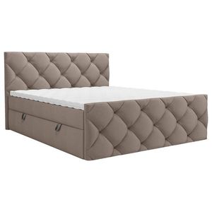 Carryhome AMERICKÁ POSTEL, 180/200 cm, světle hnědá obraz