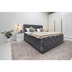 Livetastic AMERICKÁ POSTEL, 140/200 cm, barvy grafitu obraz