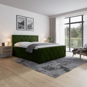 MID.YOU POSTEL BOXSPRING, 180/200 cm, zelená obraz