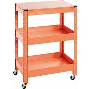 XXXL SERVÍROVACÍ VOZÍK, oranžová, 50/32/75 cm obraz