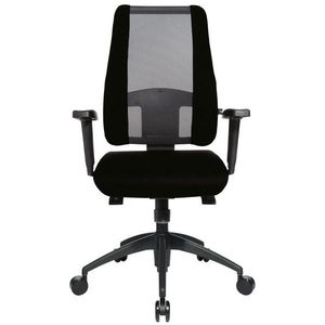 XXXL OTOČNÁ ŽIDLE, síťovina, černá obraz
