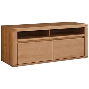 Voleo NÍZKÁ KOMODA, jádrový buk, jádrový buk, 134/57/50 cm obraz