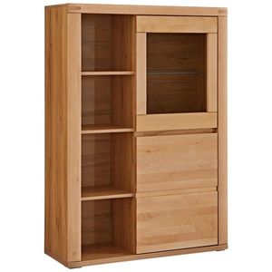 Voleo VYSOKÁ KOMODA, jádrový buk, jádrový buk, 98, 4/139, 6/37, 7 cm obraz