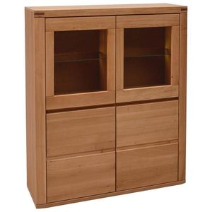 Voleo VYSOKÁ KOMODA, jádrový buk, jádrový buk, 118, 4/139, 6/37, 7 cm obraz