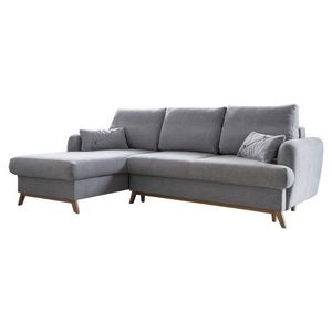 MID.YOU ROHOVÁ SEDAČKA, textil, světle šedá obraz