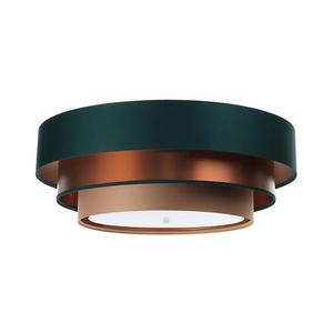 Stropní svítidlo TRINITI 2xE27/60W/230V zelená/měděná/hnědá obraz