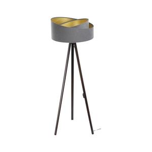 Stojací lampa GALAXY 1xE27/60W/230V šedá/wenge obraz