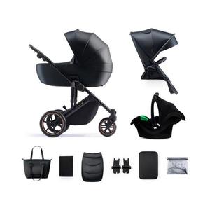 Kinderkraft KINDERKRAFT SELECT - Kombinovaný kočárek 3v1 PRIME 2 Premium Venezian black obraz