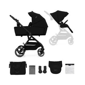 Kinderkraft KINDERKRAFT SELECT - Kombinovaný kočárek 2v1 YOXI Pure black obraz