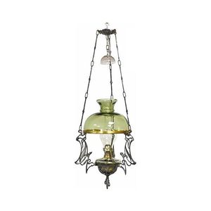Floriánova huť Závěsná petrolejová lampa 85 cm obraz