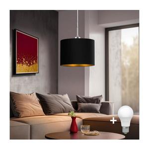 Eglo Eglo - LED Lustr na lanku TUNJA 1xE27/60W/230V černá obraz