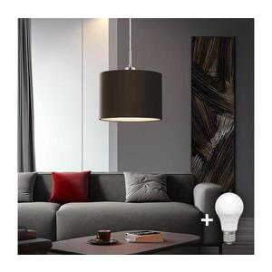 Eglo Eglo - LED Lustr na lanku TUNJA 1xE27/60W/230V hnědá obraz
