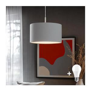 Eglo Eglo - LED Lustr na lanku TUNJA 1xE27/60W/230V šedá obraz