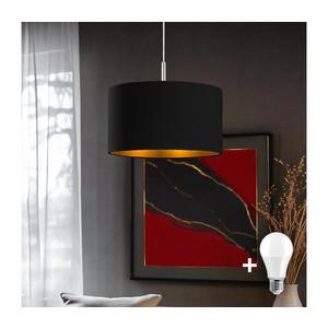 Eglo Eglo - LED Lustr na lanku TUNJA 1xE27/60W/230V černá obraz