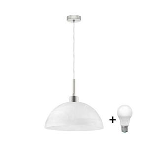 Eglo LED Lustr na lanku 1xE27/60W/230V bílá obraz