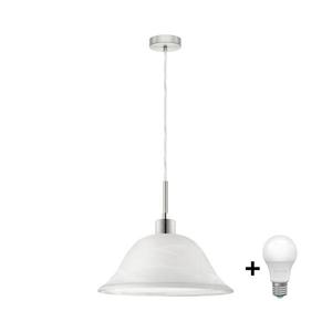 Eglo LED Lustr na lanku 1xE27/60W/230V bílá obraz