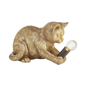Endon Endon 107389 - Stolní lampa KITTEN 1xE14/7W/230V zlatá obraz