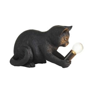 Endon Endon 107390 - Stolní lampa KITTEN 1xE14/7W/230V černá obraz