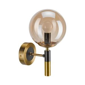 Nástěnné svítidlo ROLLO 1xE14/5W/230V zlatá/kouřová béžová obraz