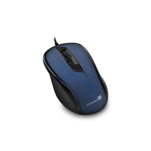 CONNECT IT CONNECT IT CMO-1200-BL - Drátová myš 1000 DPI černá/modrá obraz