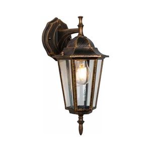 Venkovní nástěnné svítidlo ARRAIA 1xE27/15W/230V IP44 bronz patina obraz