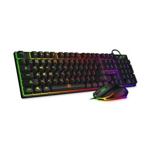 CONNECT IT CONNECT IT CKM-3200-CS - LED RGB Drátová herní klávesnice a herní myš černá obraz