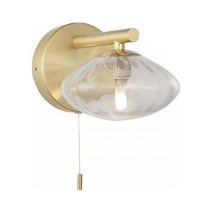 Endon Endon 97182 - Koupelnové nástěnné svítidlo MOBIAS 1xG9/3W/230V IP44 mosaz obraz