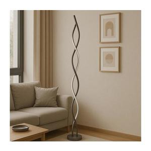 ONLI ONLI - LED Stojací lampa DNA LED/24W/230V 4000K stříbrná obraz