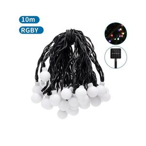 B.V. - LED Solární řetěz LED/8 funkcí 12m IP65 multicolor obraz