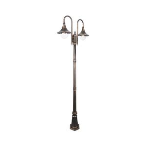 Venkovní lampa TALEZ 2xE27/15W/230V IP44 bronz patina obraz
