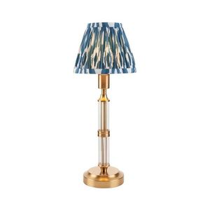 Endon Endon 114846 - LED Stm. nabíjecí stolní lampa MORTON LED/1, 5W/5V mosaz/modrá obraz