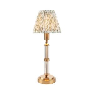 Endon Endon 114838 - LED Stm. nabíjecí stolní lampa MORTON LED/1, 5W/5V mosaz/zelená obraz